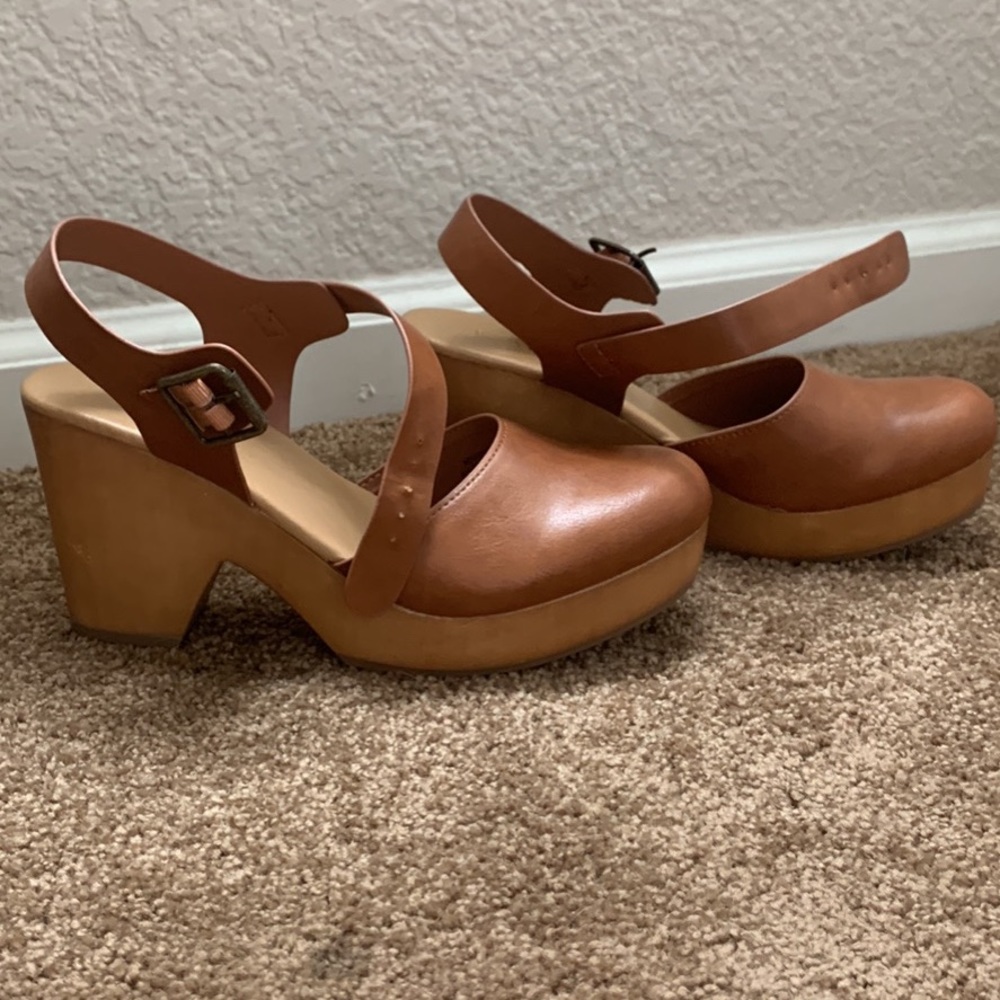 Clog style shoes.